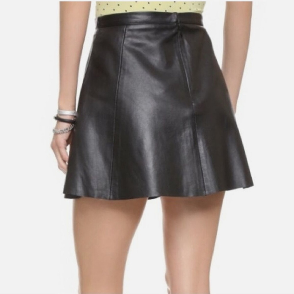 🖤 Love Leather Black Mini Skirt 🖤 - Picture 10 of 10